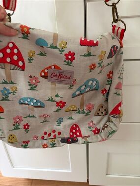 Adorable toadstool and polkadot Cath Kidston satchel